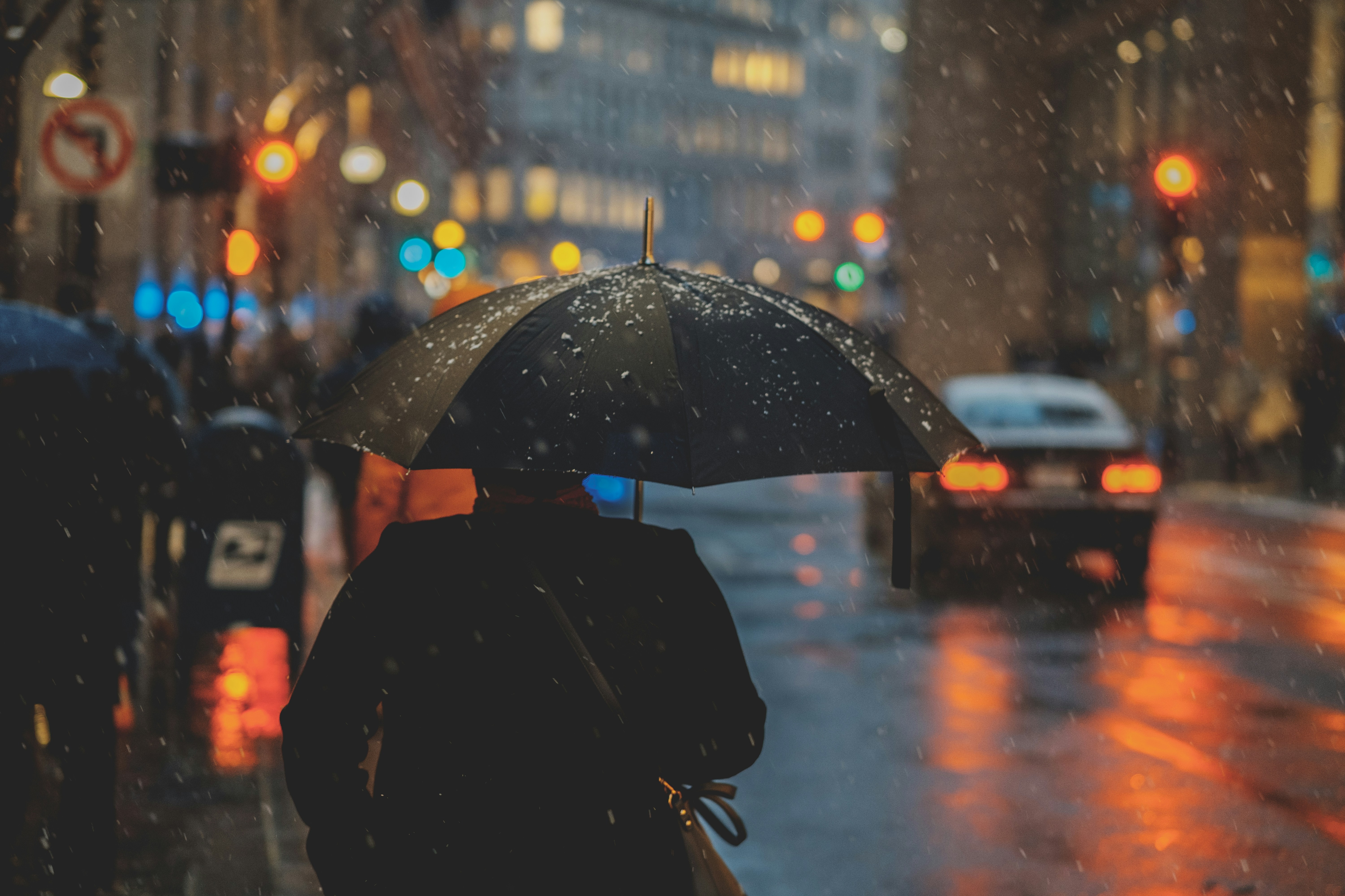 奥克兰暴雨,我拖着行李手足无措